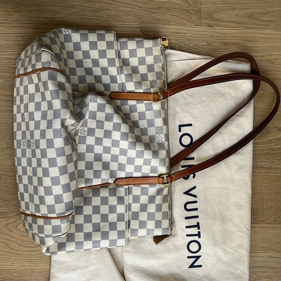 AUTHENTIC Louis Vuitton Damier Azur Totally MM - rare; discontinued style! - Picture 6 of 13